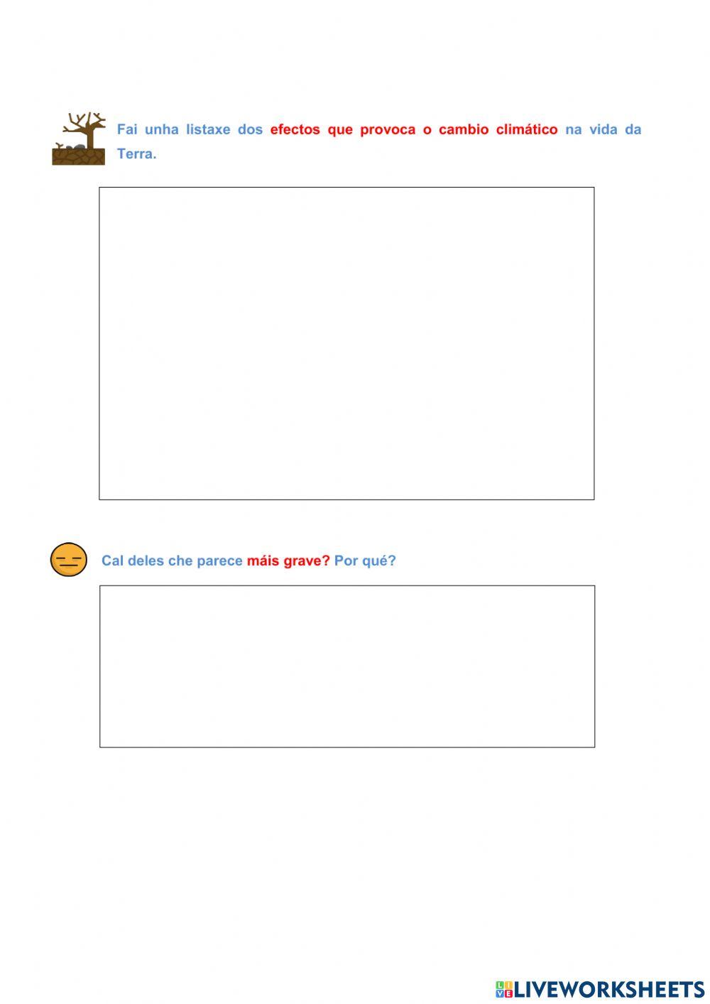 Quecemento global e efecto invernadoiro