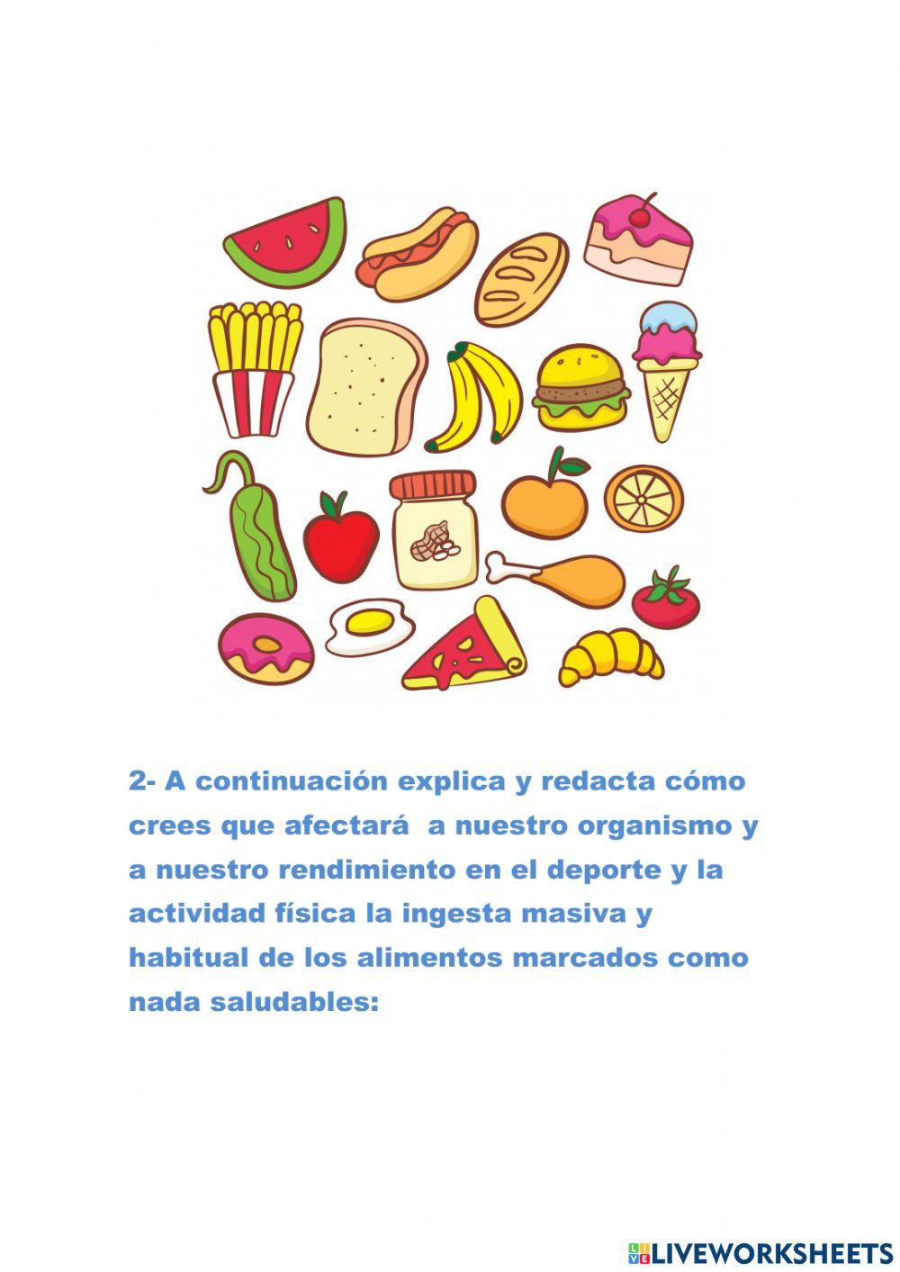 Clasificación de alimentos
