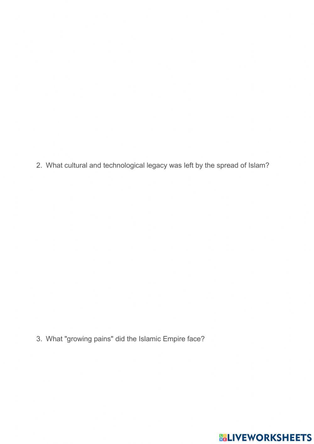 3.5 The Birth and Fundamentals of Islam