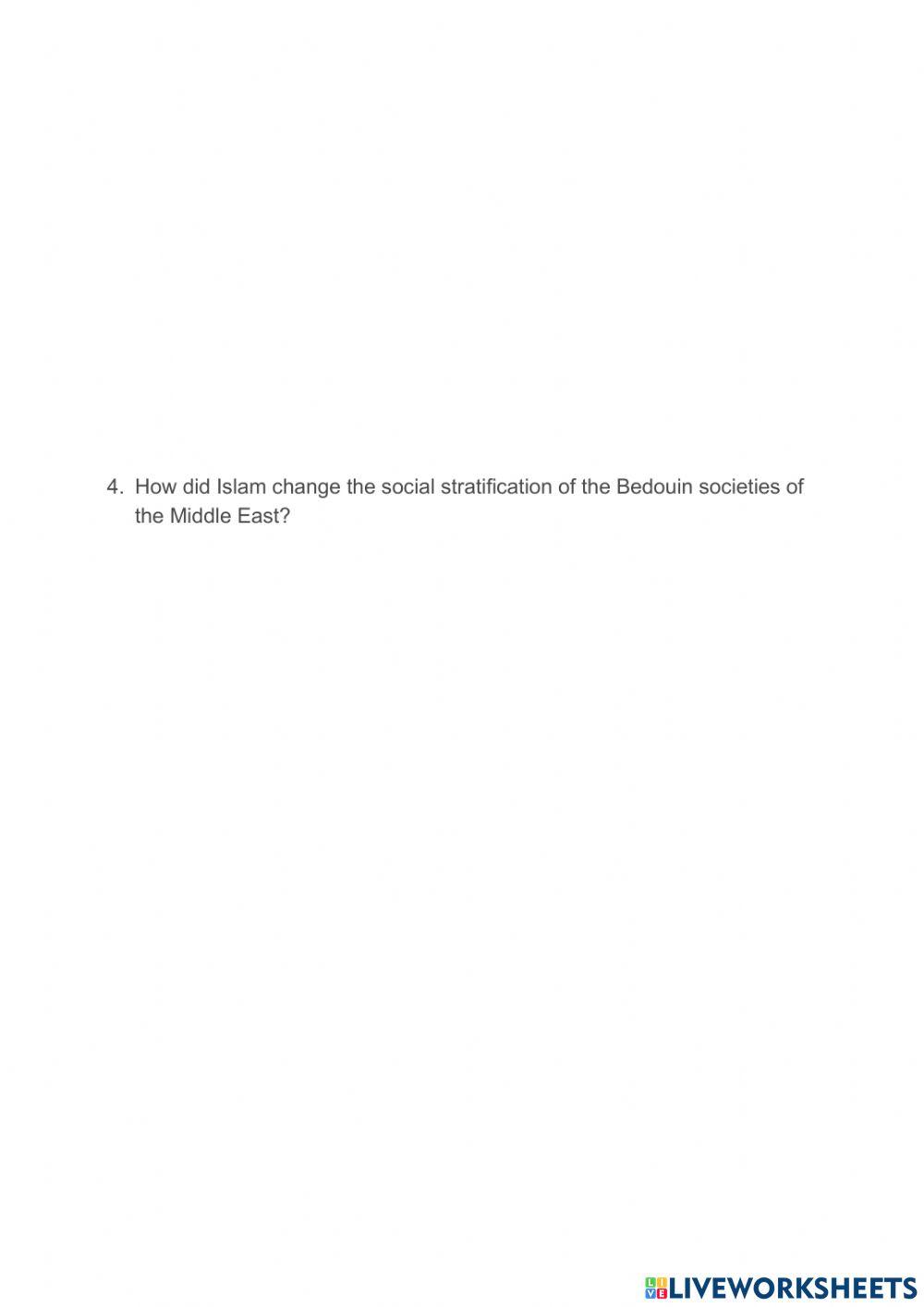 3.5 The Birth and Fundamentals of Islam