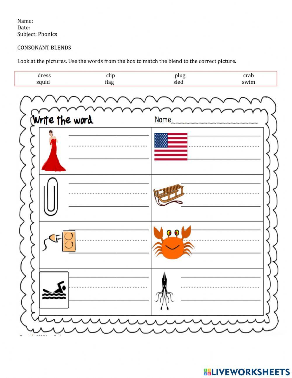 Phonics Review | Live Worksheets