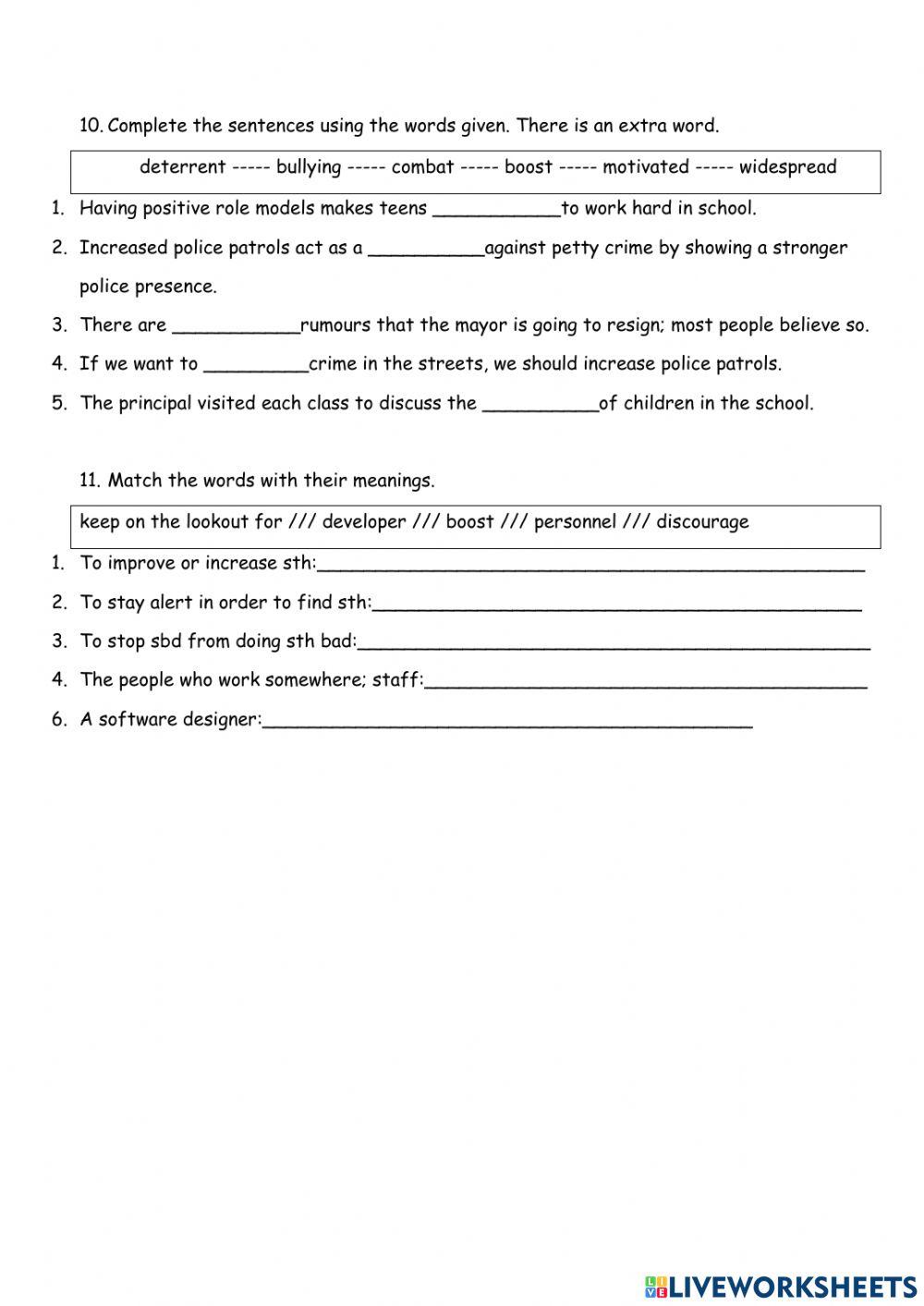 Ecce, module 5, vocabulary