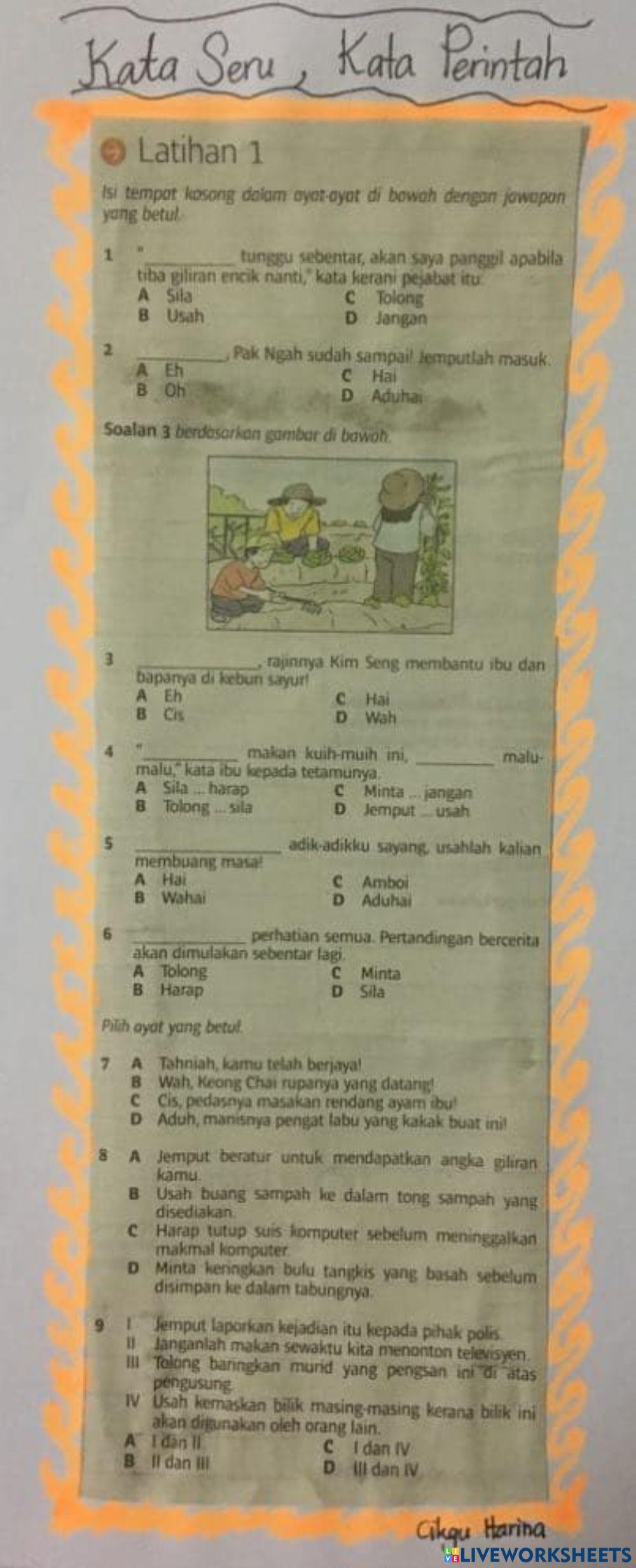 Unit 2: Uniknya Keluargaku