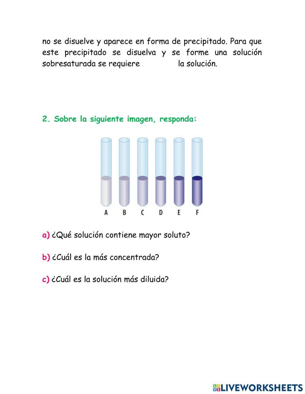Disoluciones o Soluciones