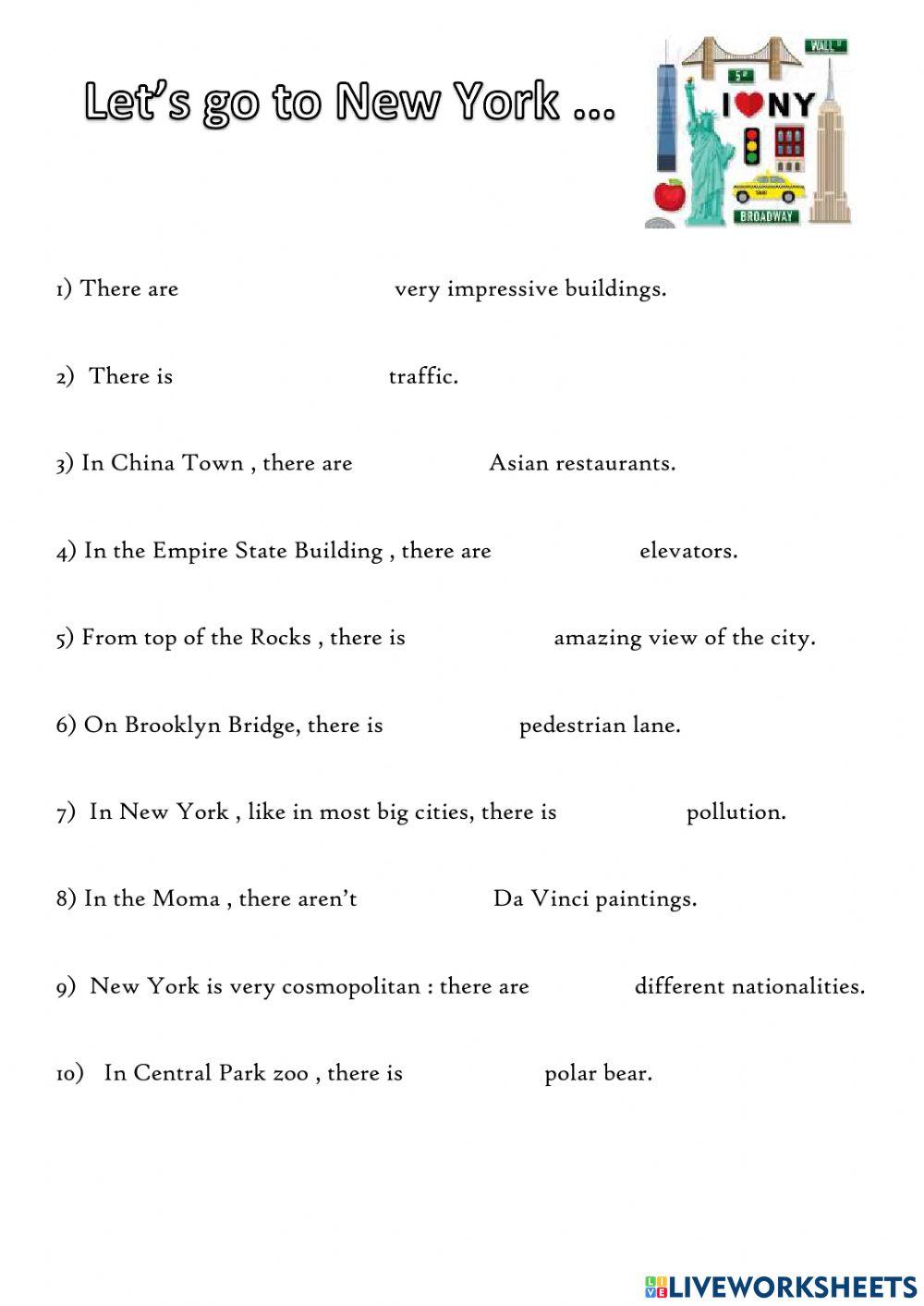 New York city  Quantifiers