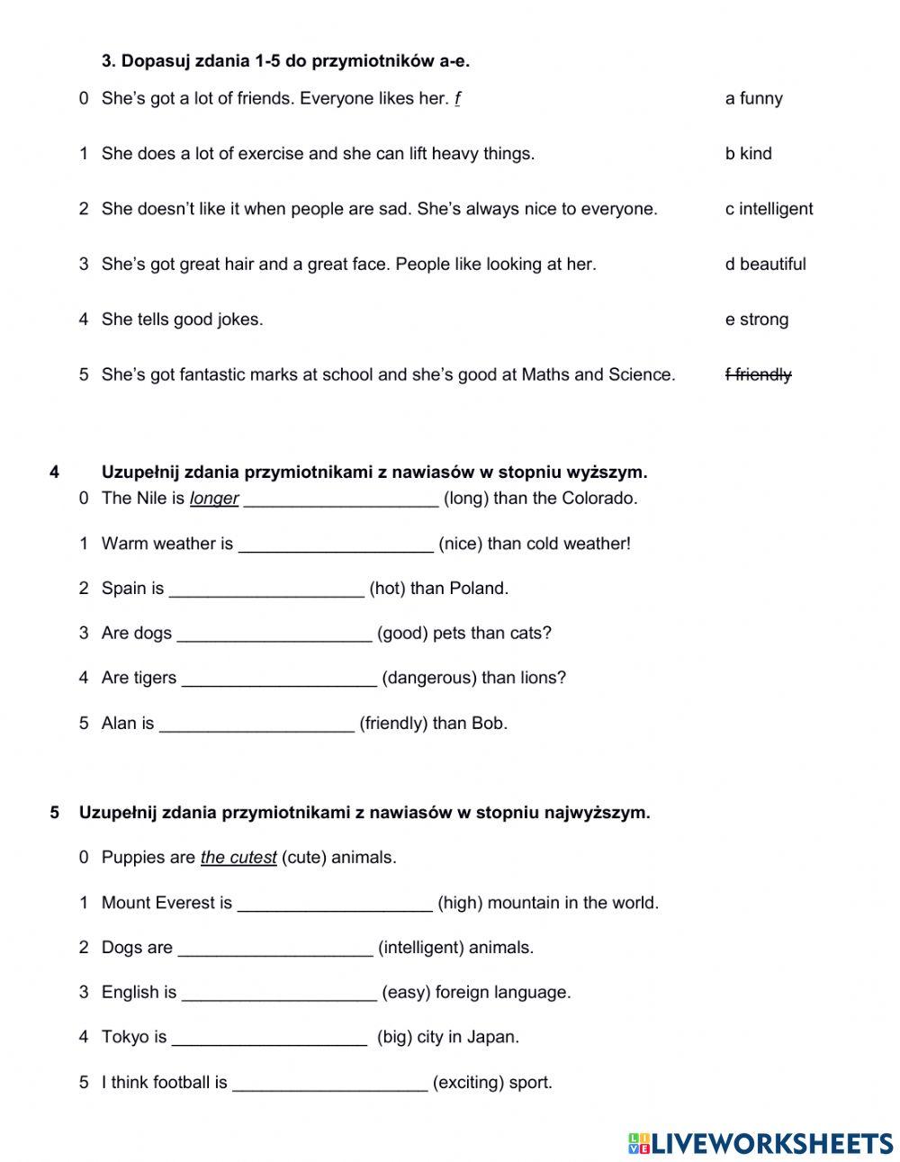 English class a1+ unit 4 REVISION