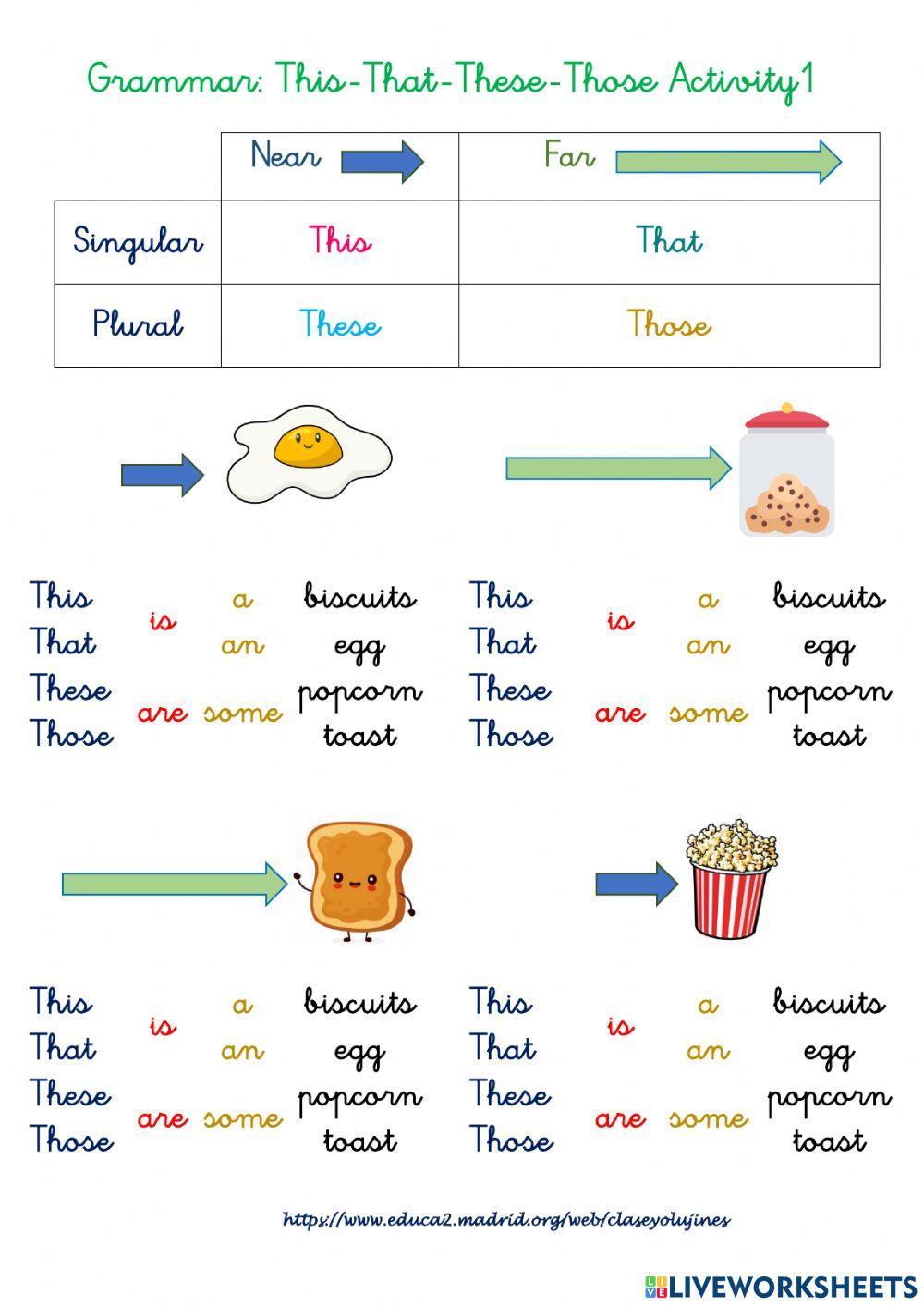 This-That-These-Those 1 worksheet | Live Worksheets this-that-these-those-1-worksheet-live-worksheets