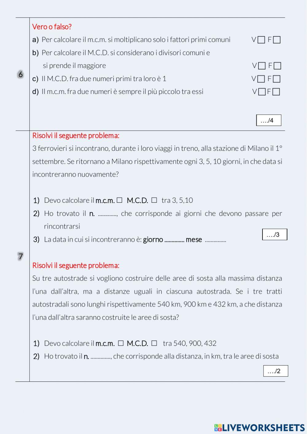 Verifica sulla Divisibilità