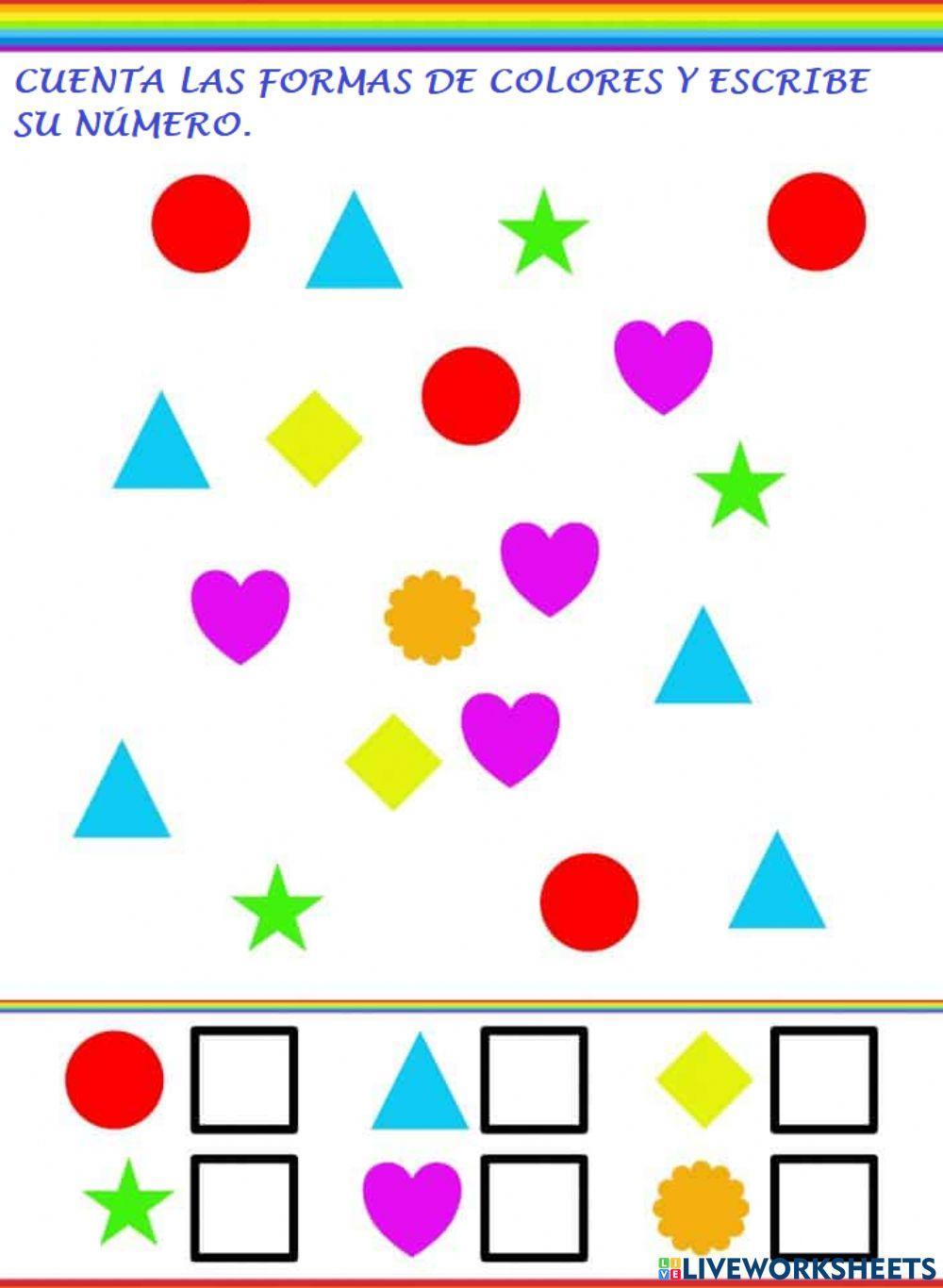 Contamos formas de colores