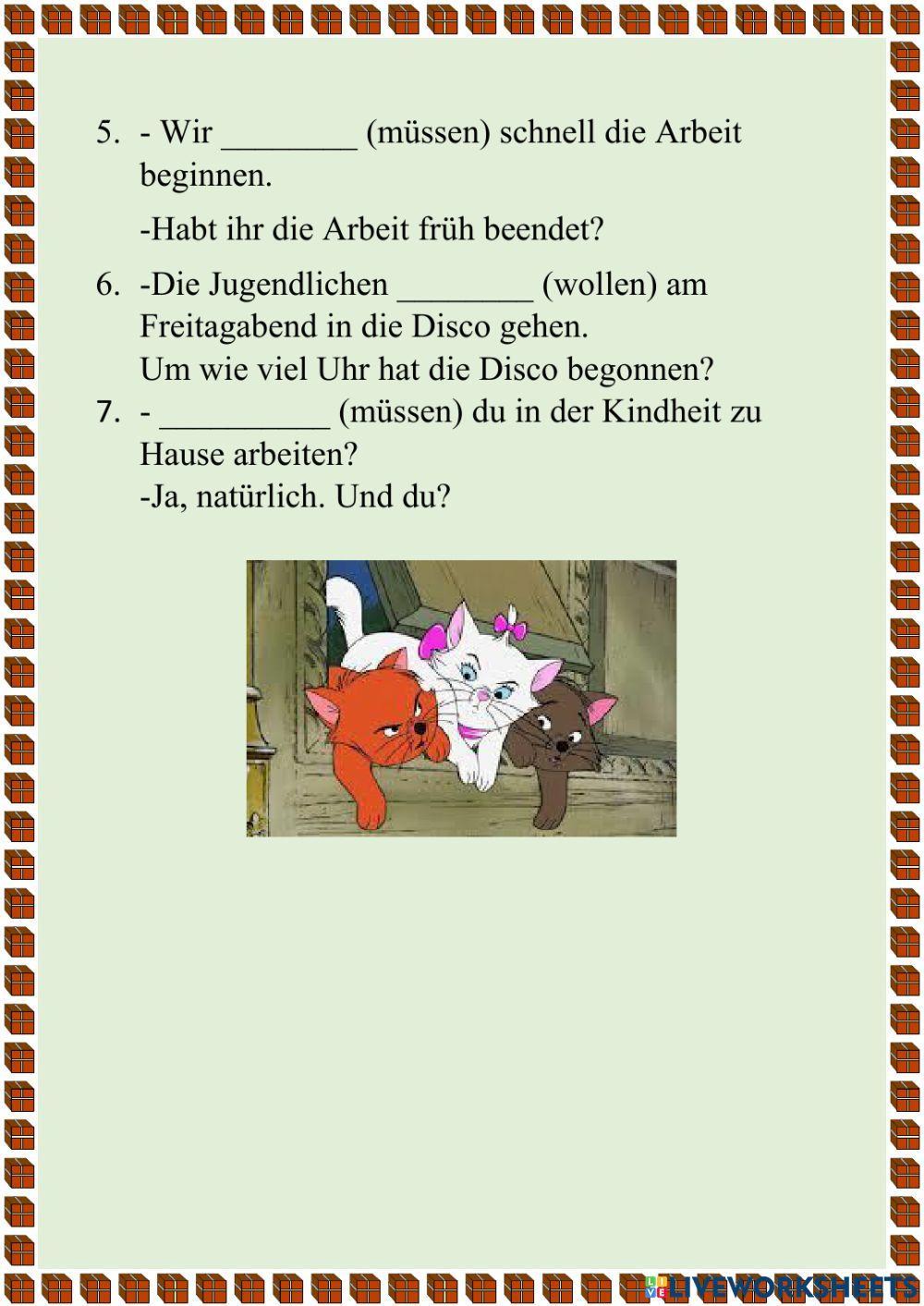 Modalverben im Präteritum