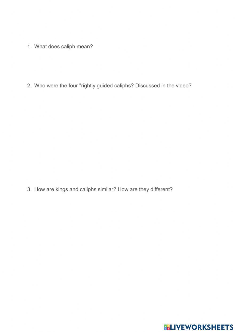 3.6 Islamic Empires and Expansion