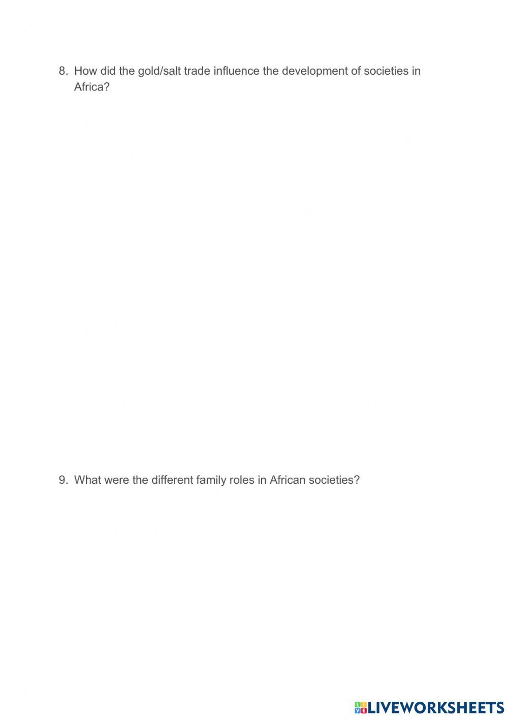 3.7 The Kingdoms of Africa