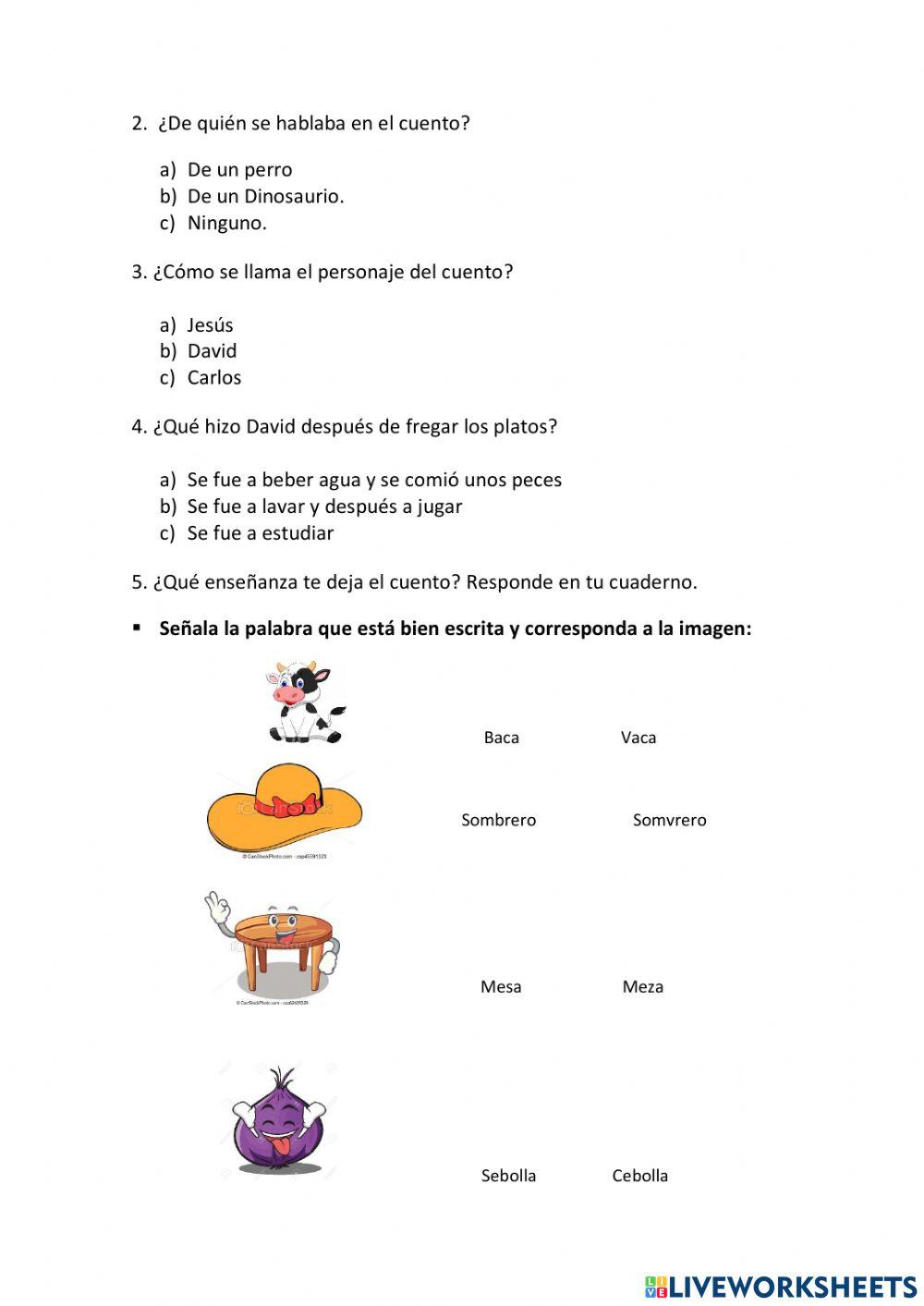 Lectura y Ortografía