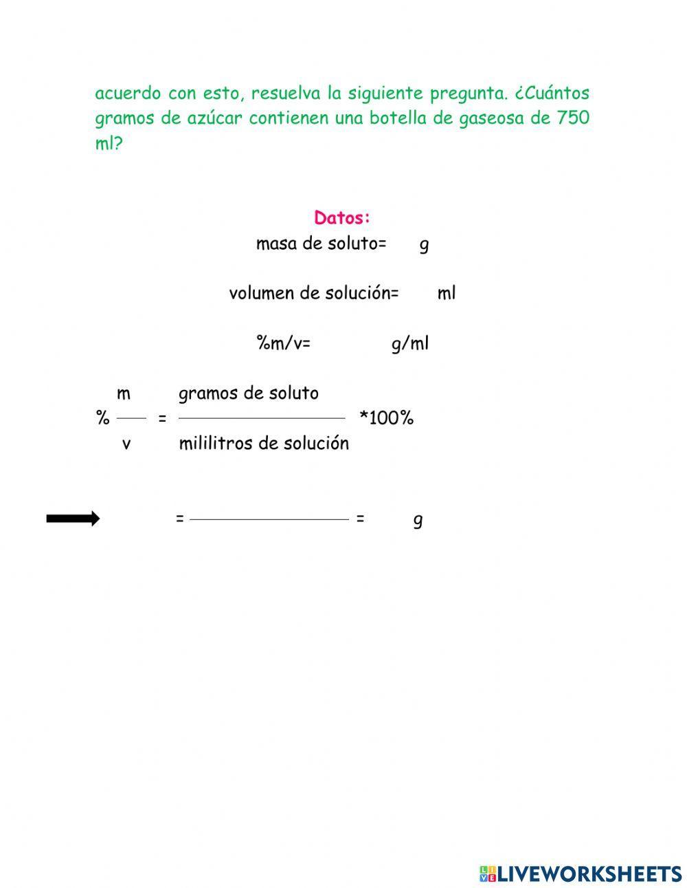 Unidades físicas de concentración