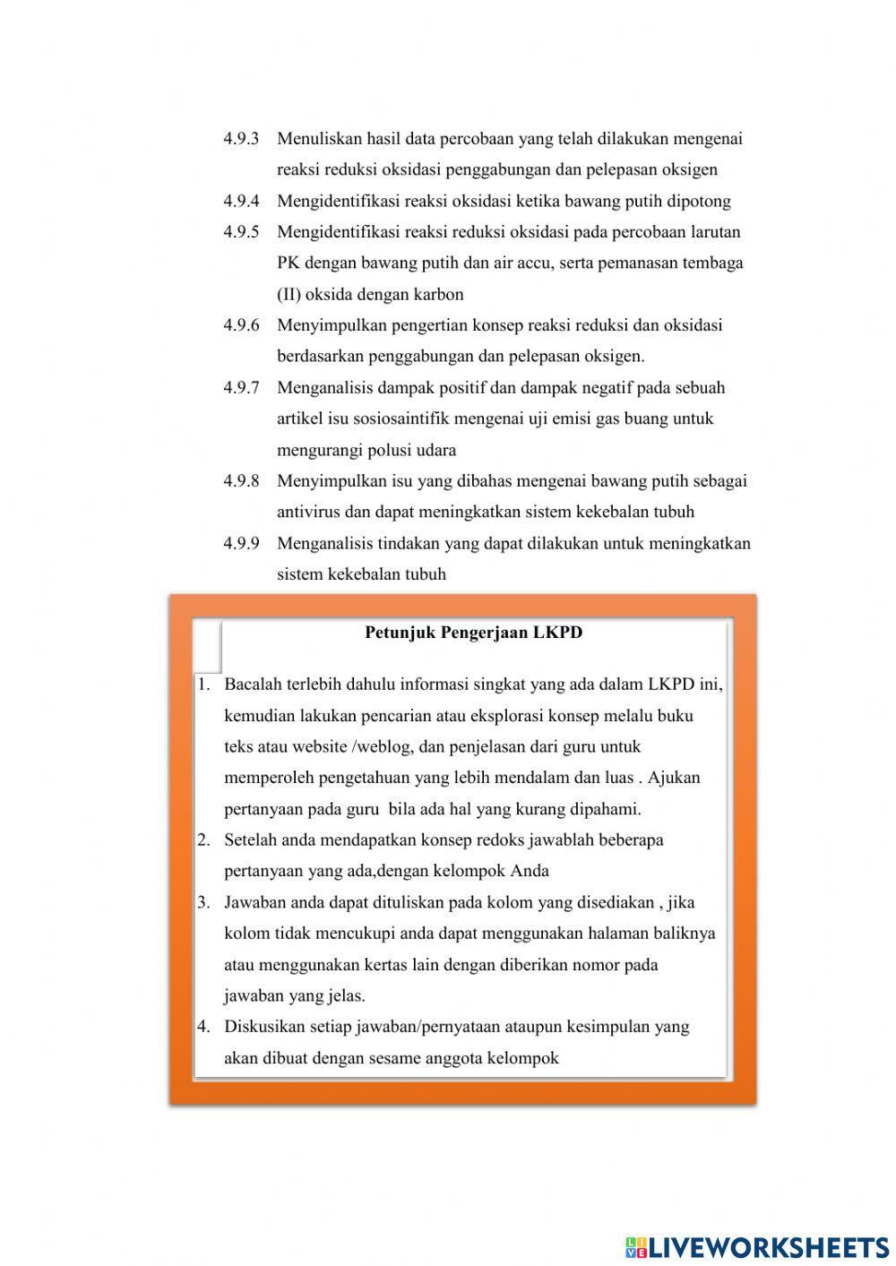 Lkpd 1 konsep redoks