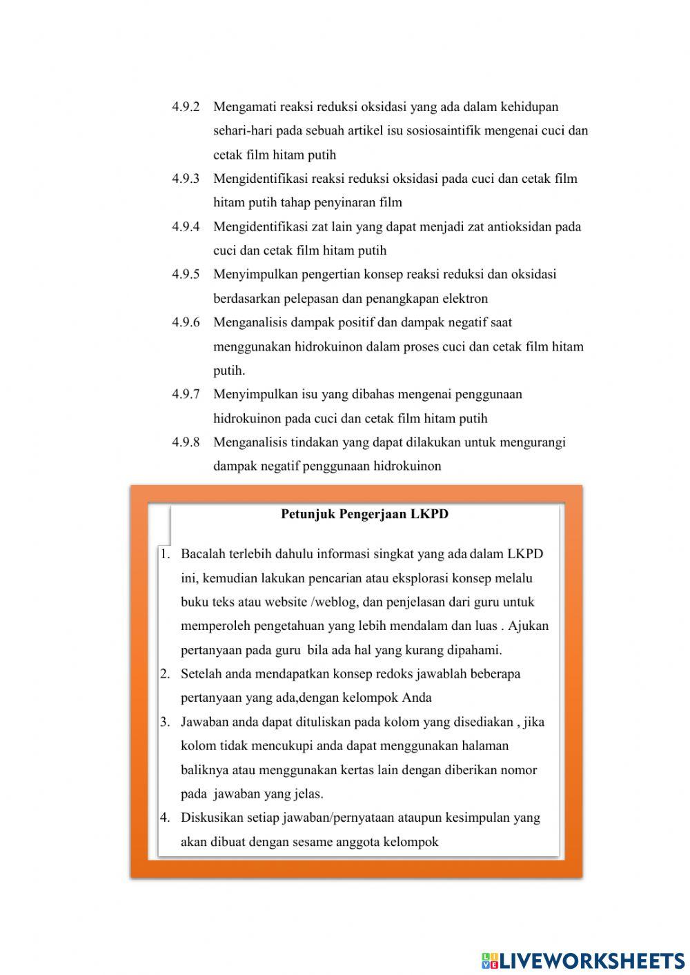 Lkpd 2 konsep redoks