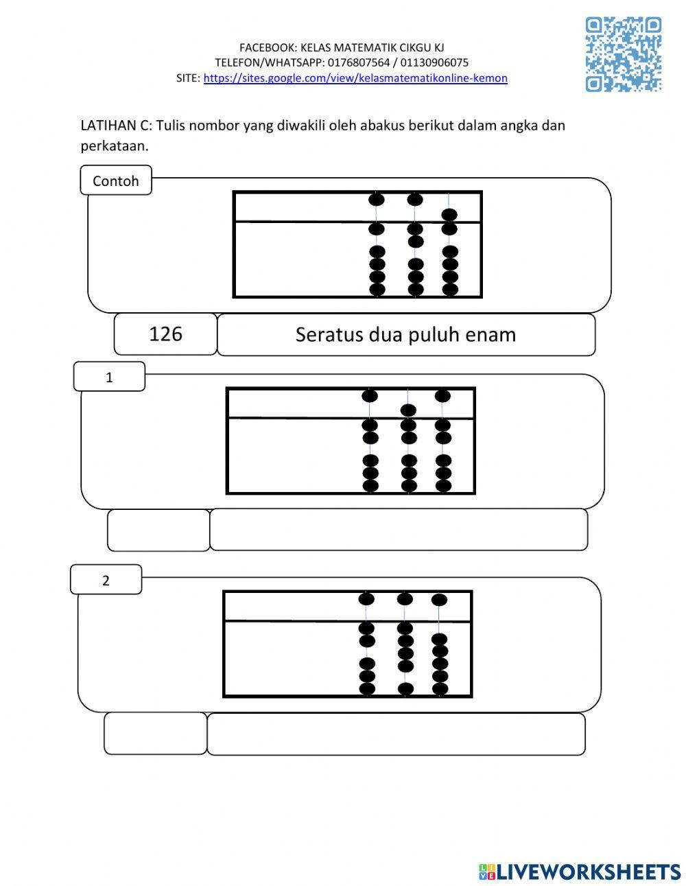 Matematik Tahun 2 - Nilai Nombor