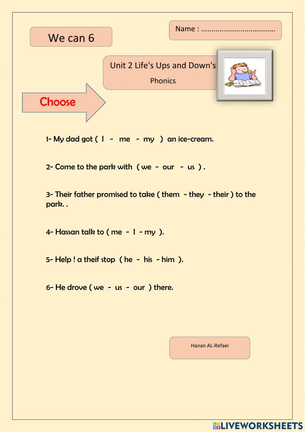object pronouns