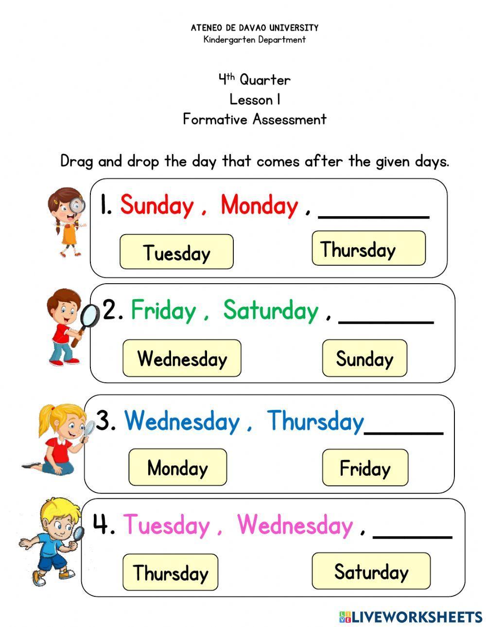 DAY 3 Formative Assessment