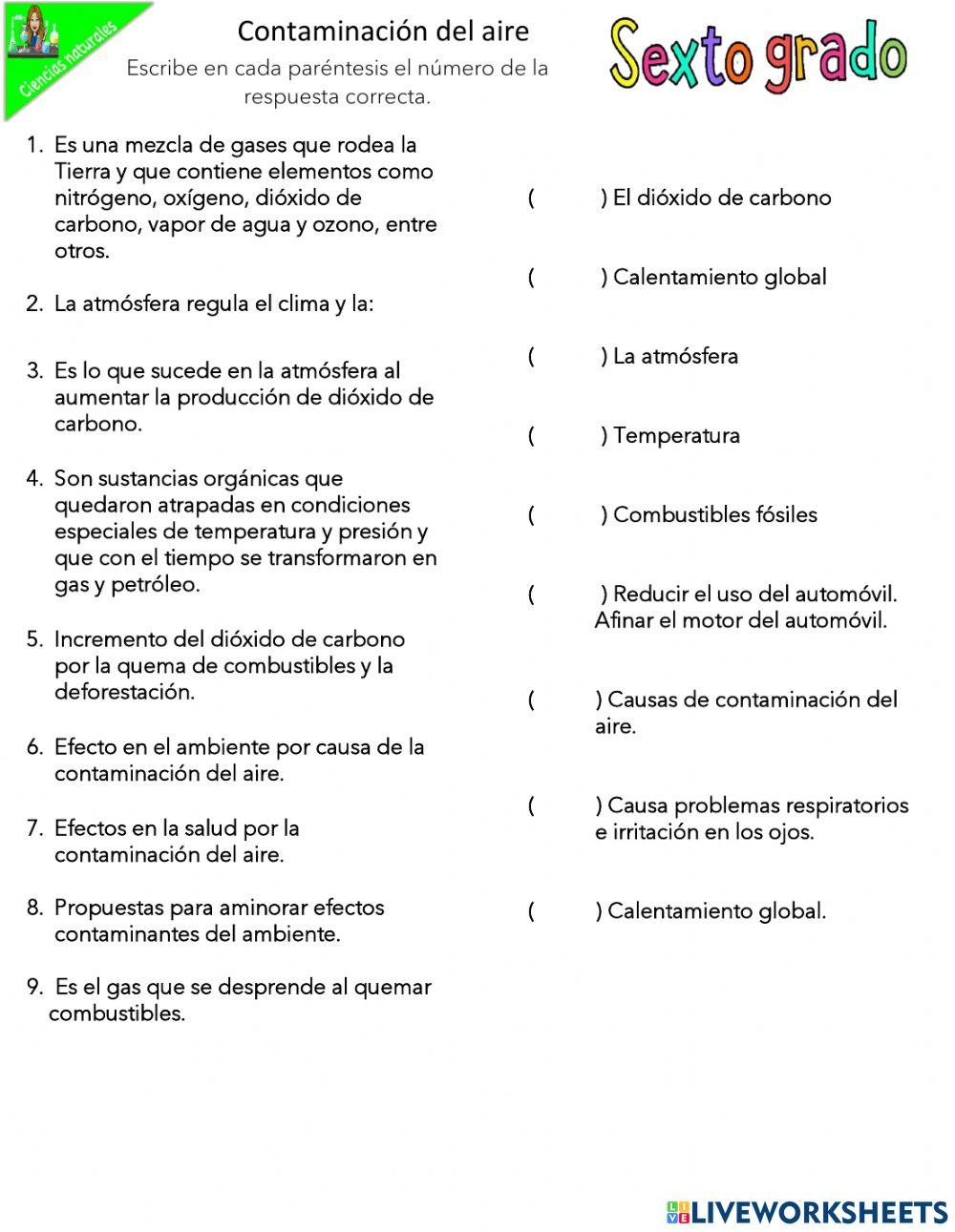 Contaminación del aire