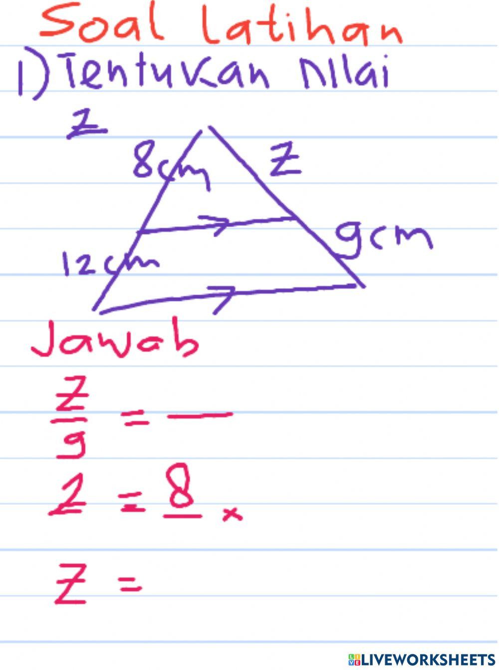 Kesebangunan segitiga