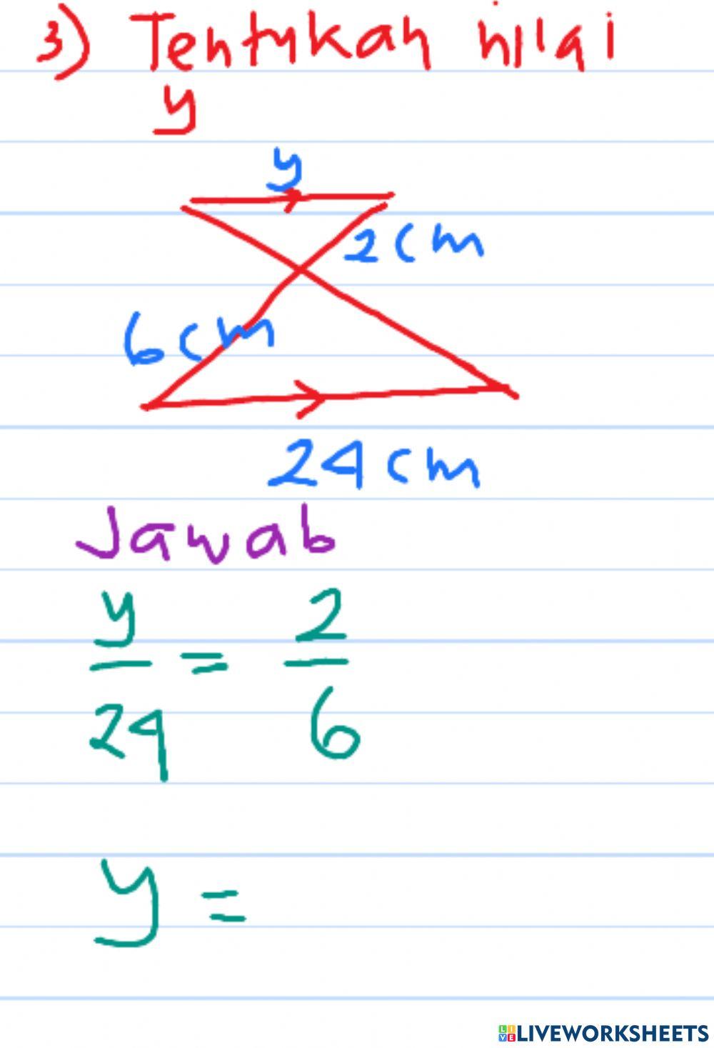 Kesebangunan segitiga