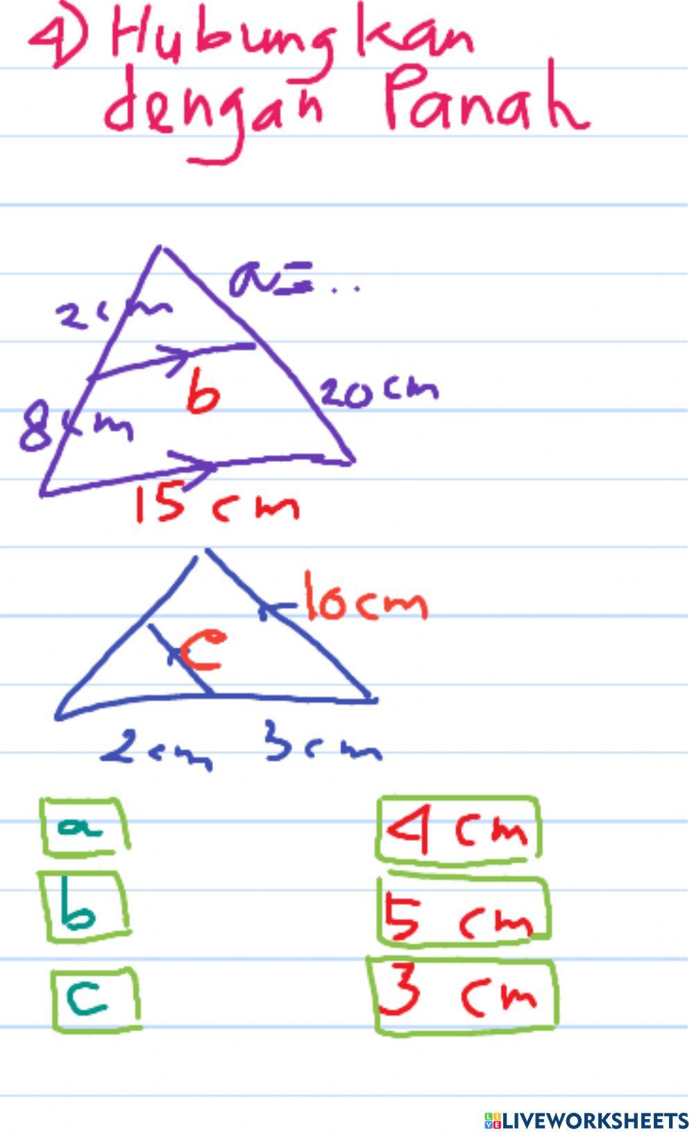 Kesebangunan segitiga