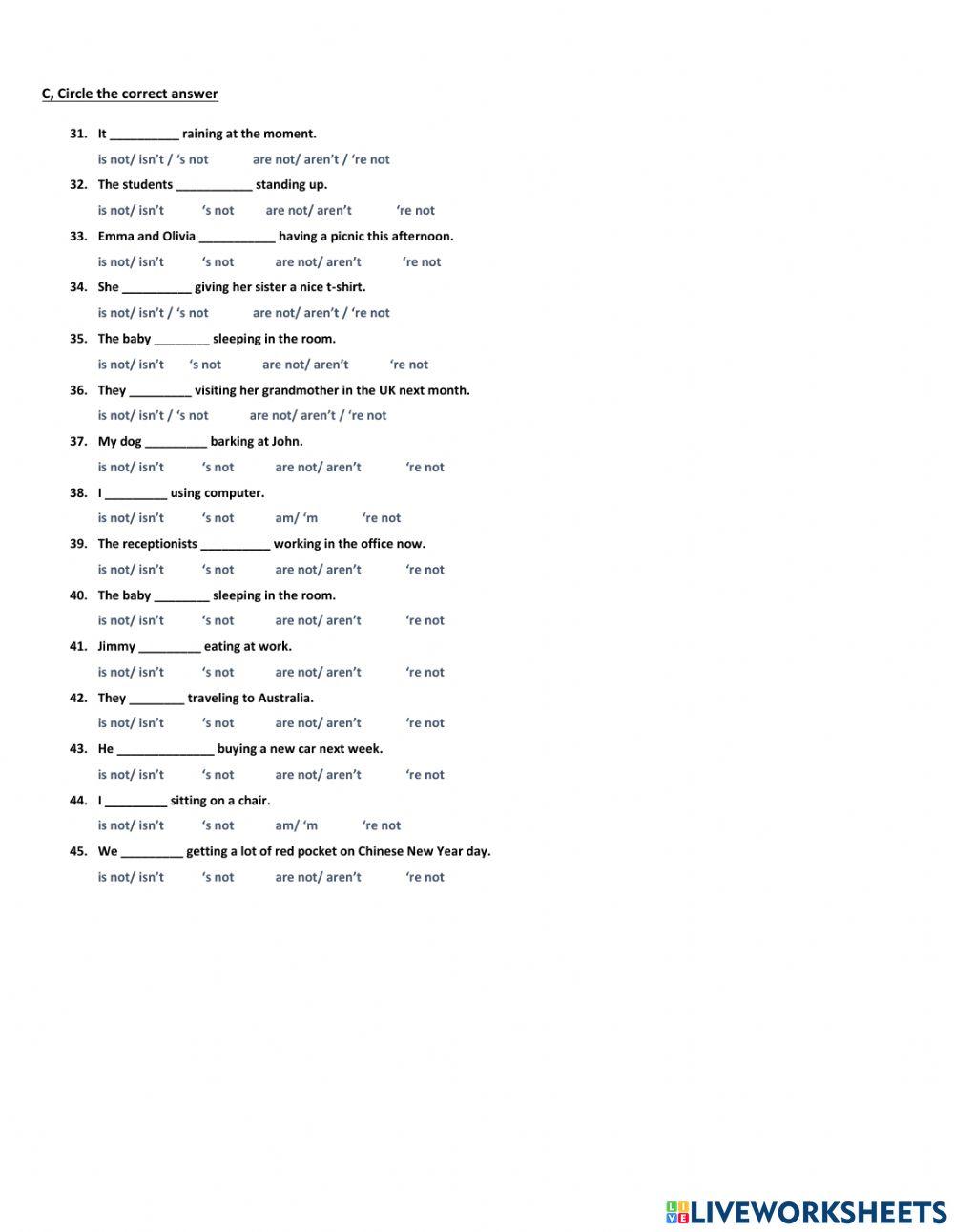 Quiz : More than, Less Than, About, Aprroximately