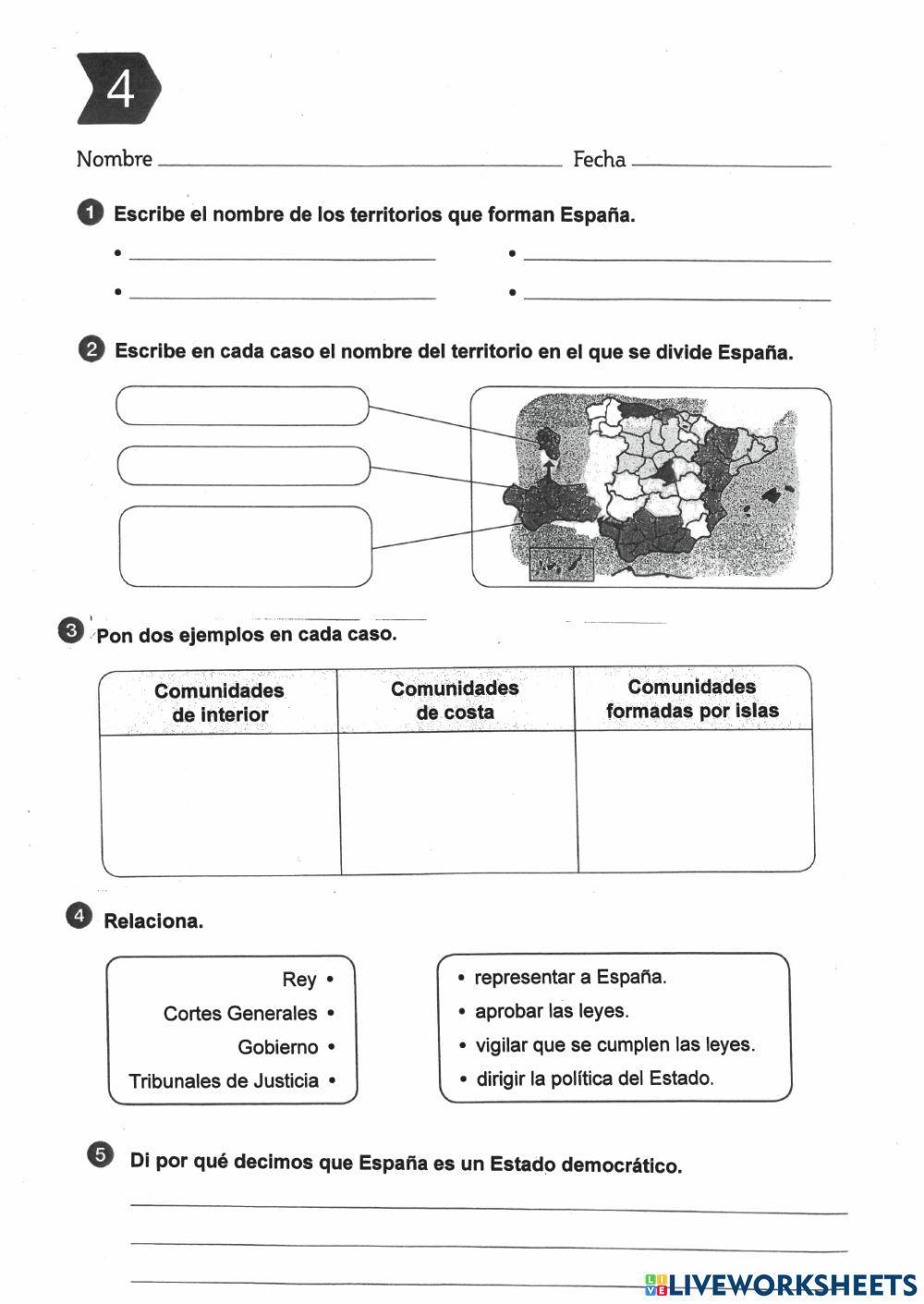 Examen Sociales 4º Azúa