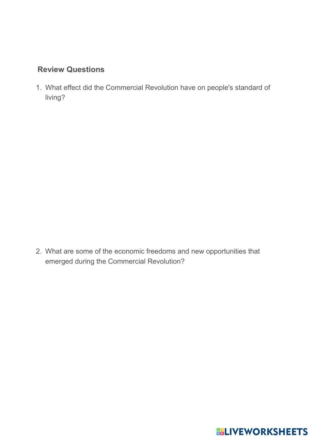 5.3 The Commercial Revolution 2