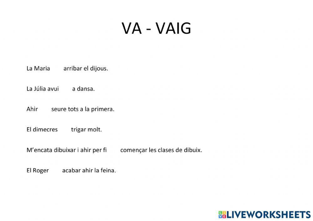 Va--vaig