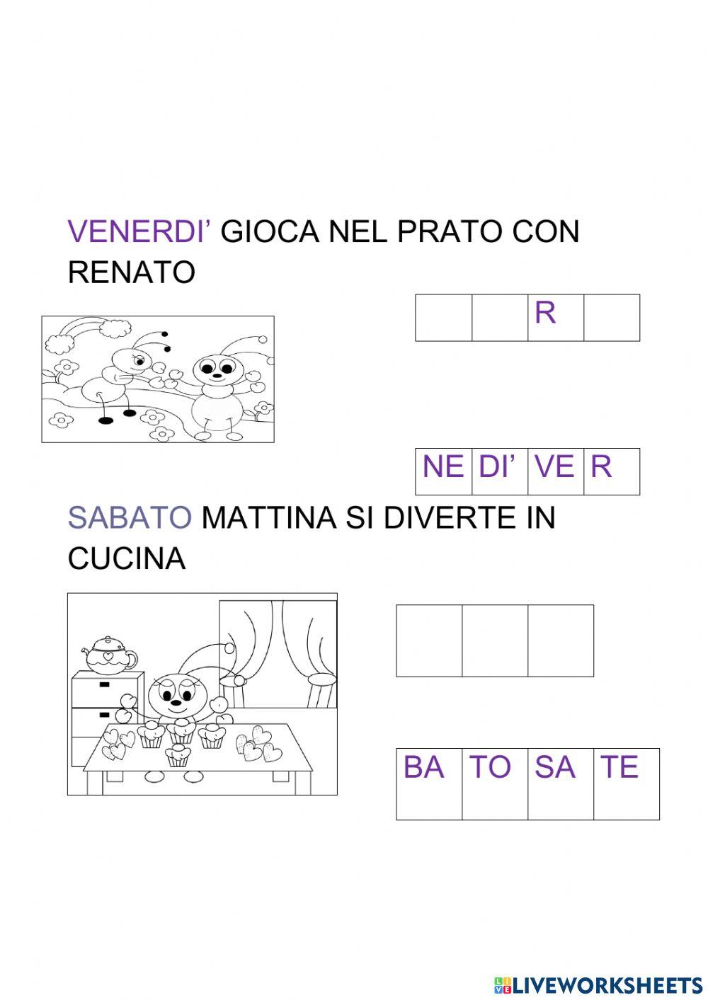 La settimana di Nina la formica