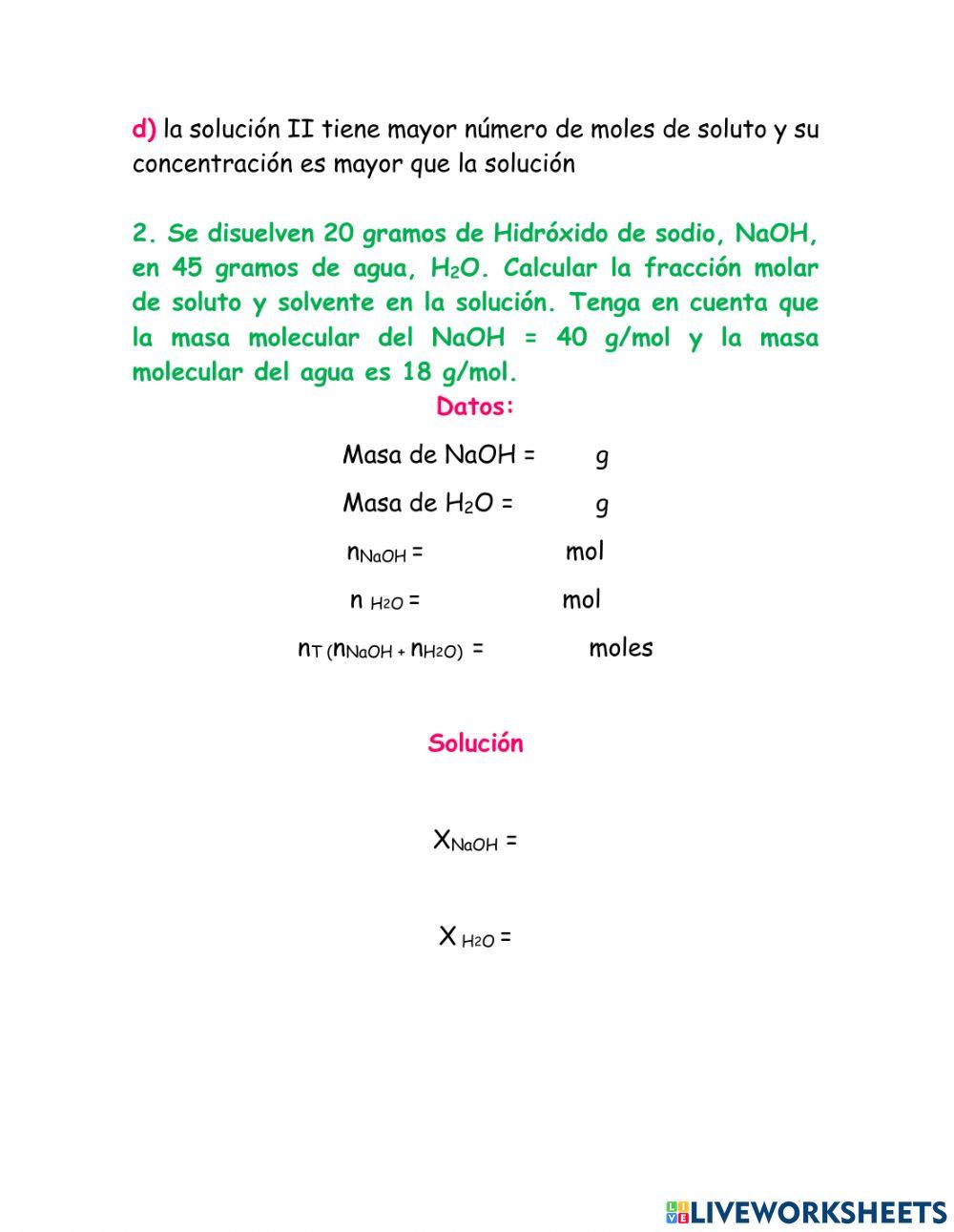 Unidades Químicas de Concentración