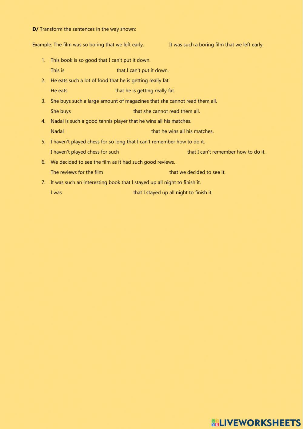 Conjunctions and connectors