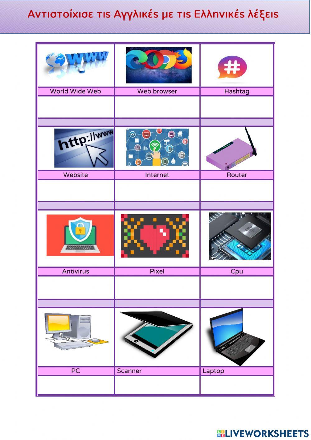 Αντιστοιχιση ορολογιας