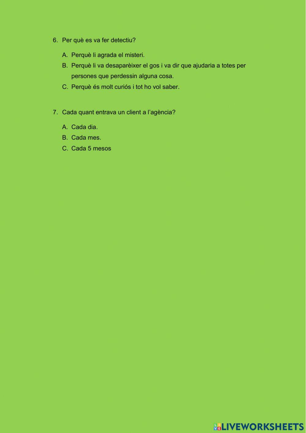 El 5è cas del mític detectiu Penta (pàg 7 - 14)