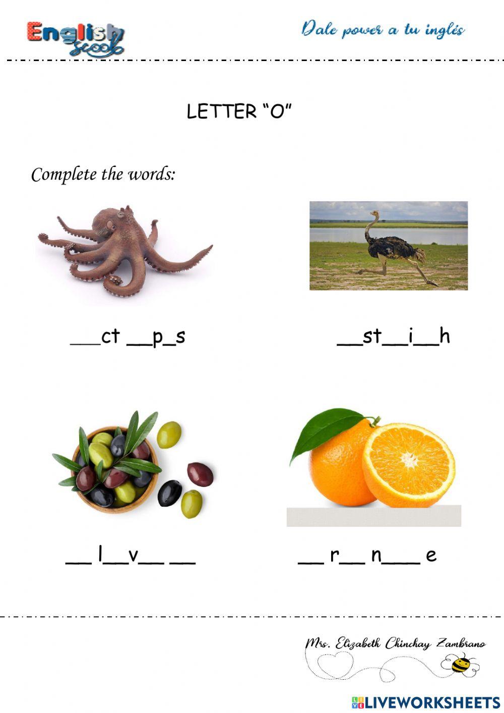 Letter Sound BFOG