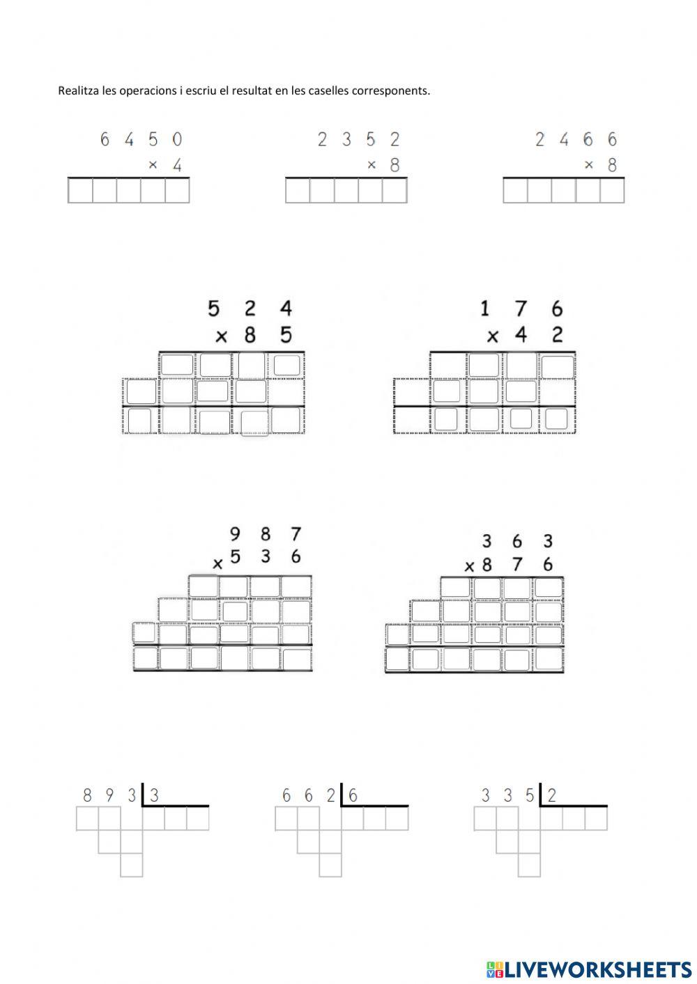 Operacions bàsiques
