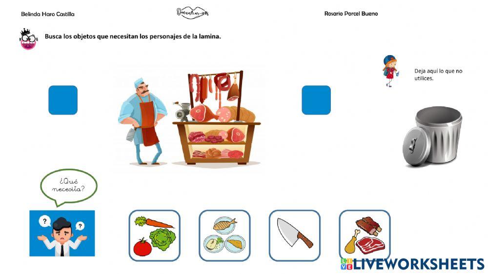 ¿Qué necesita?: carnicero