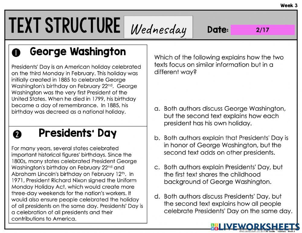 Text Structure Text Structure