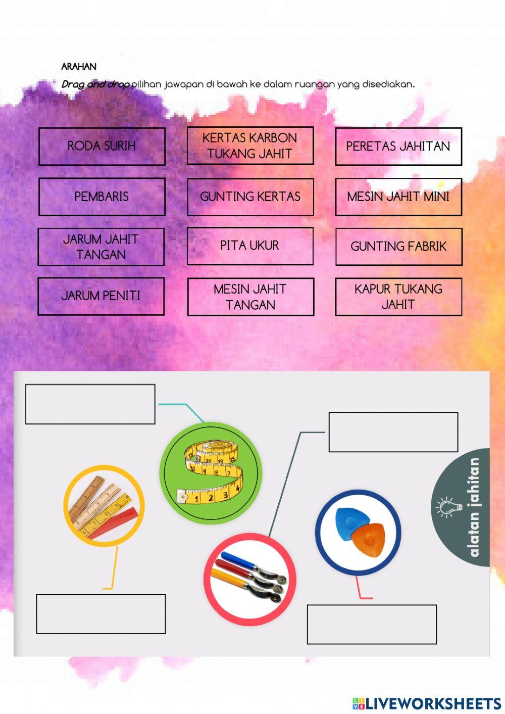 Mata jahitan dan alatan jahitan