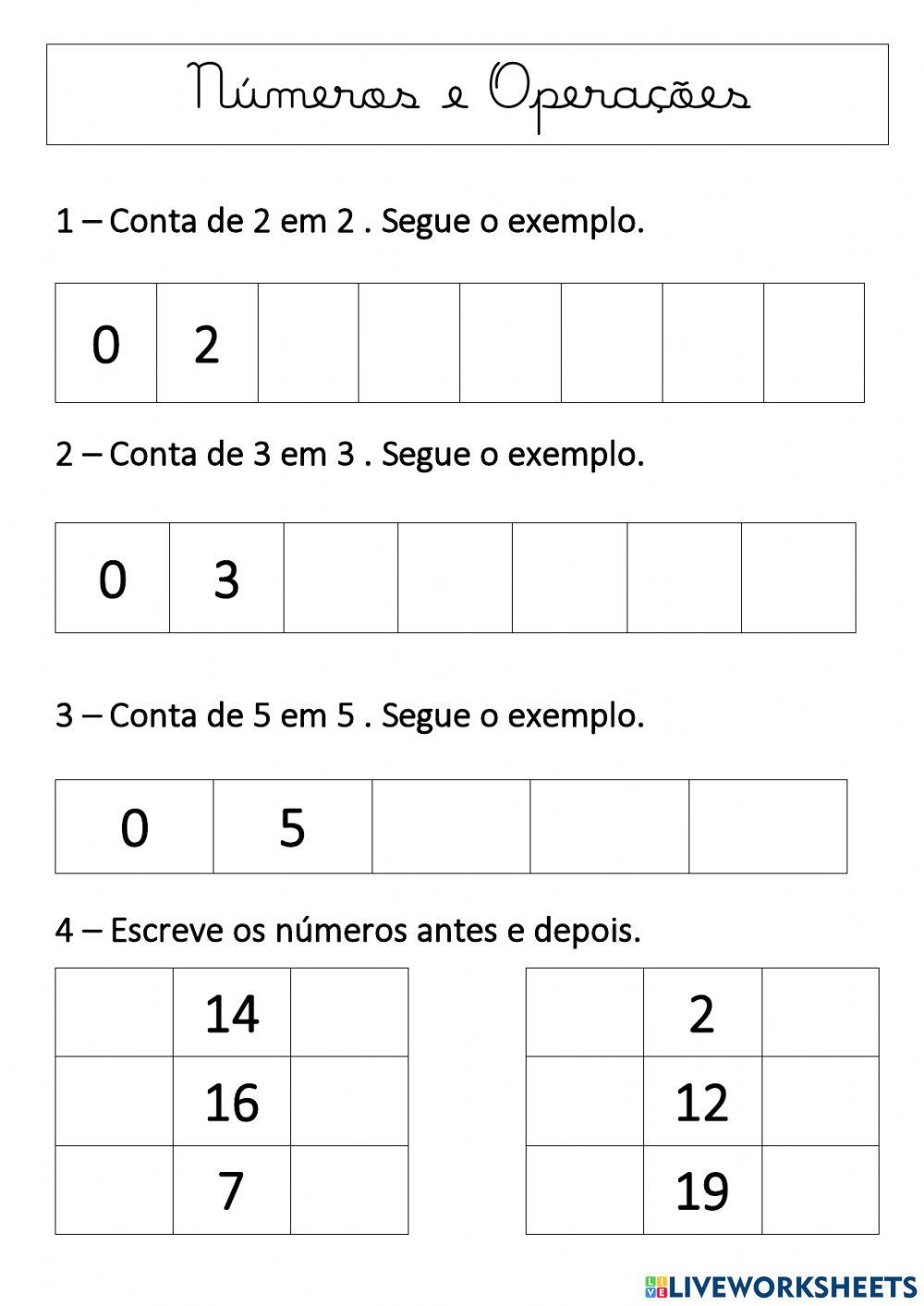 Matemática - Números e Operações