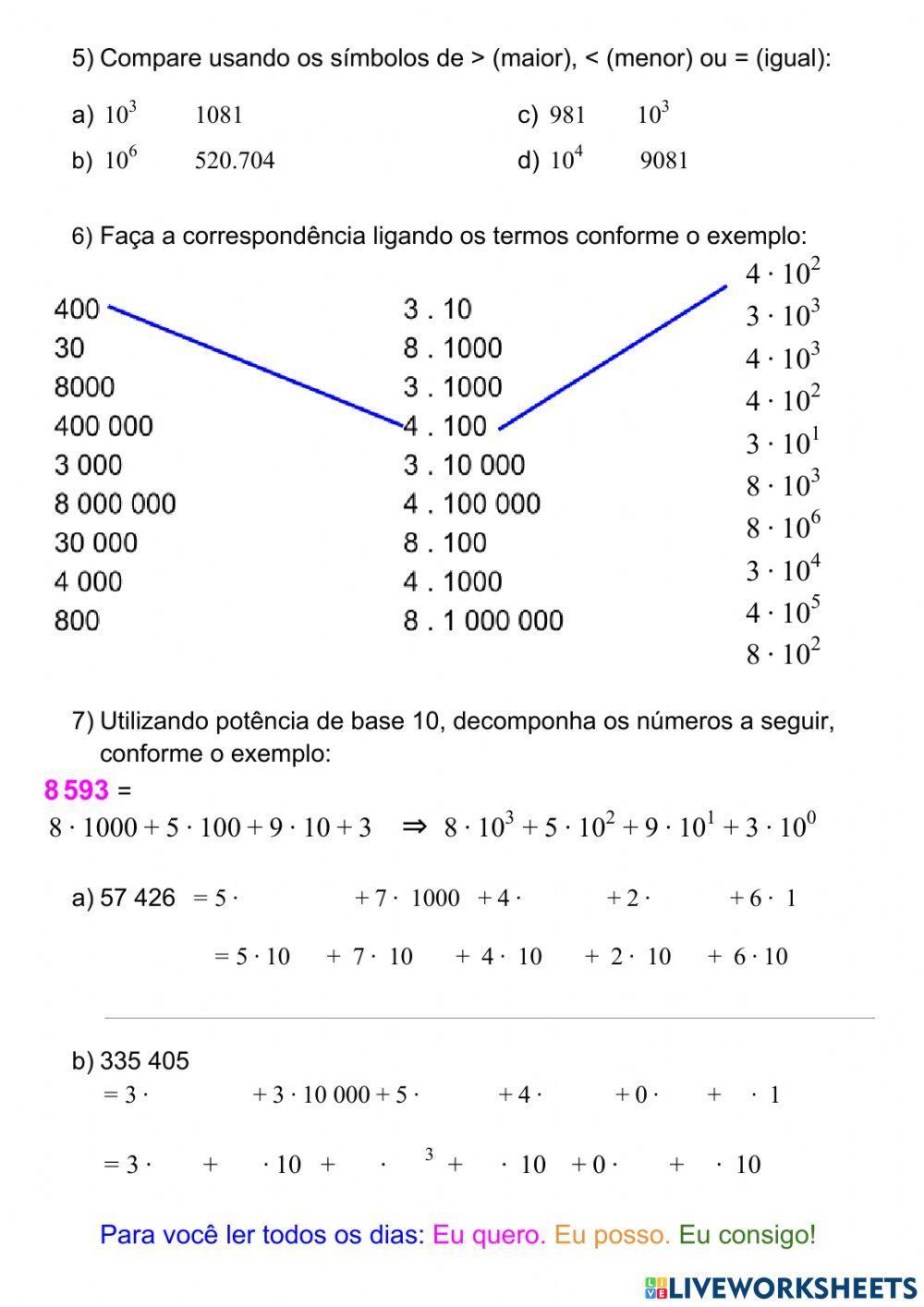 Potência de base 10