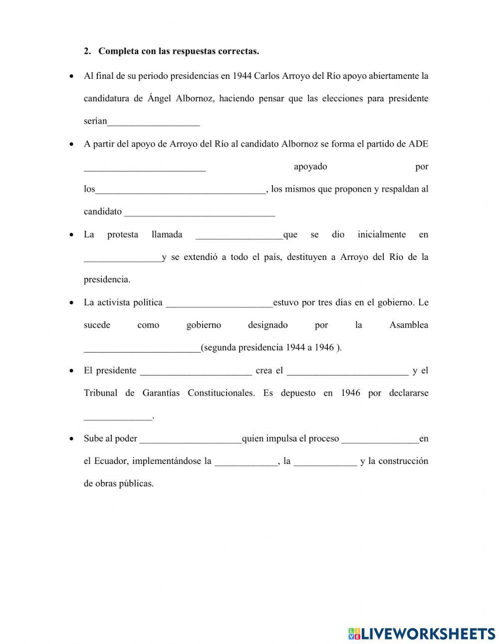 Tras la guerra del 41