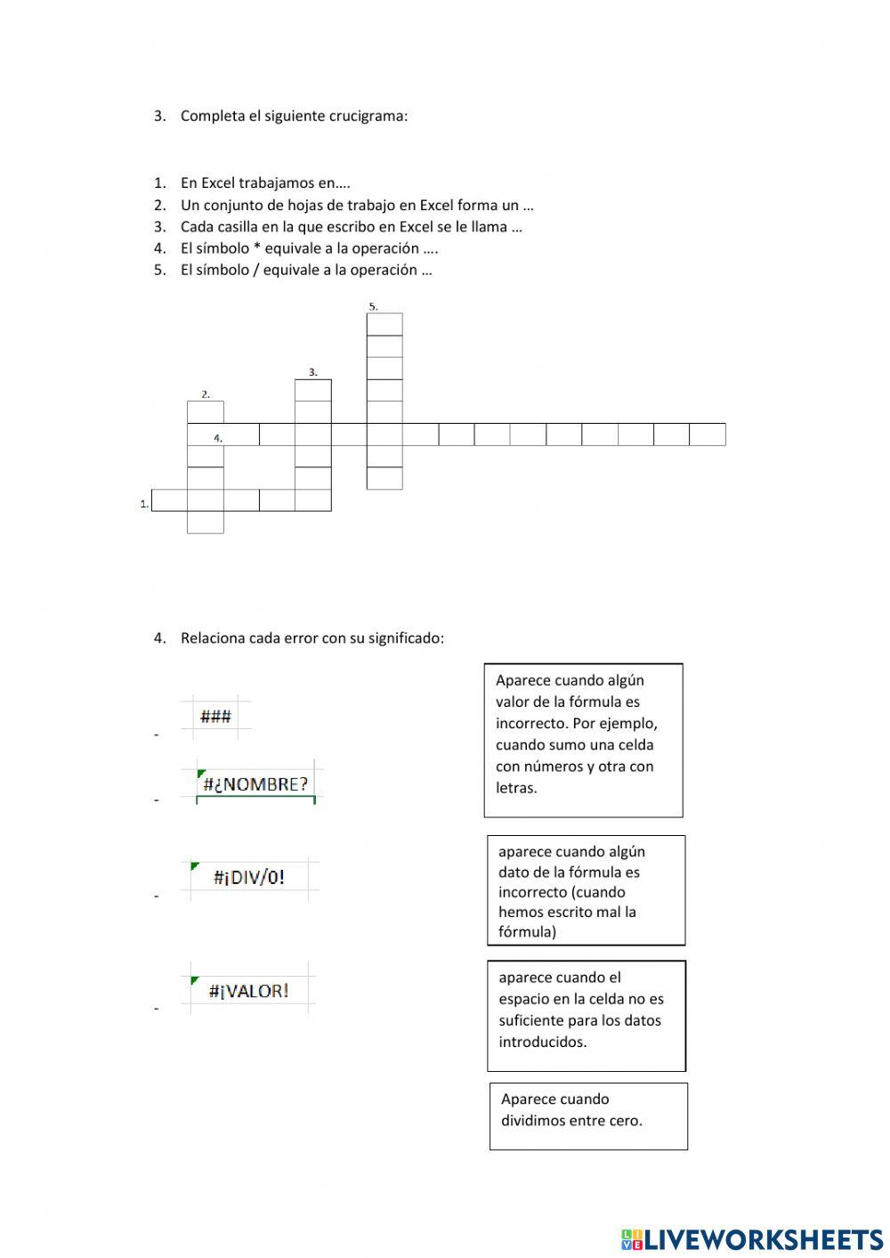 Repaso de Excel Repaso de Excel