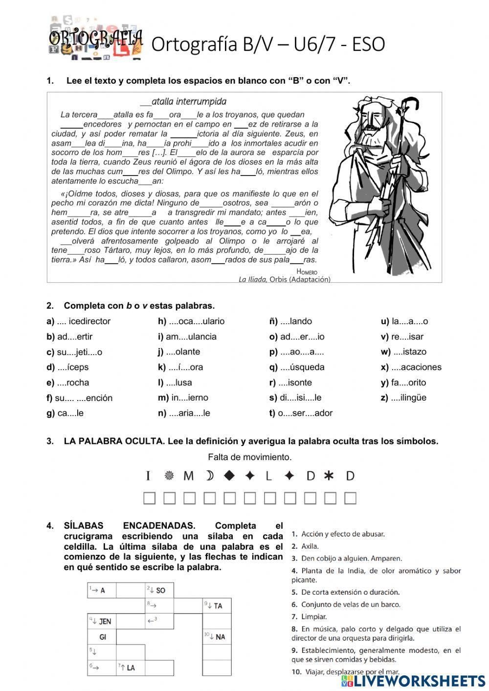 Ortografía B-V 2