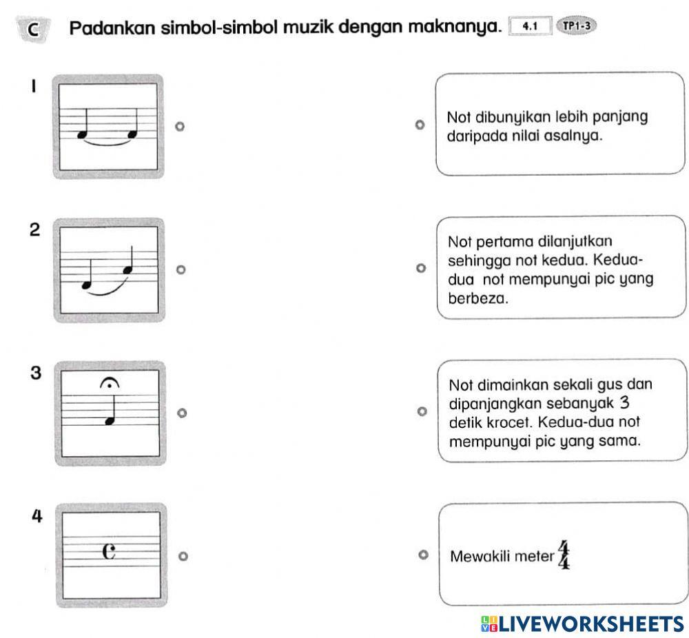 Slur, Tie, Common Time dan Fermata