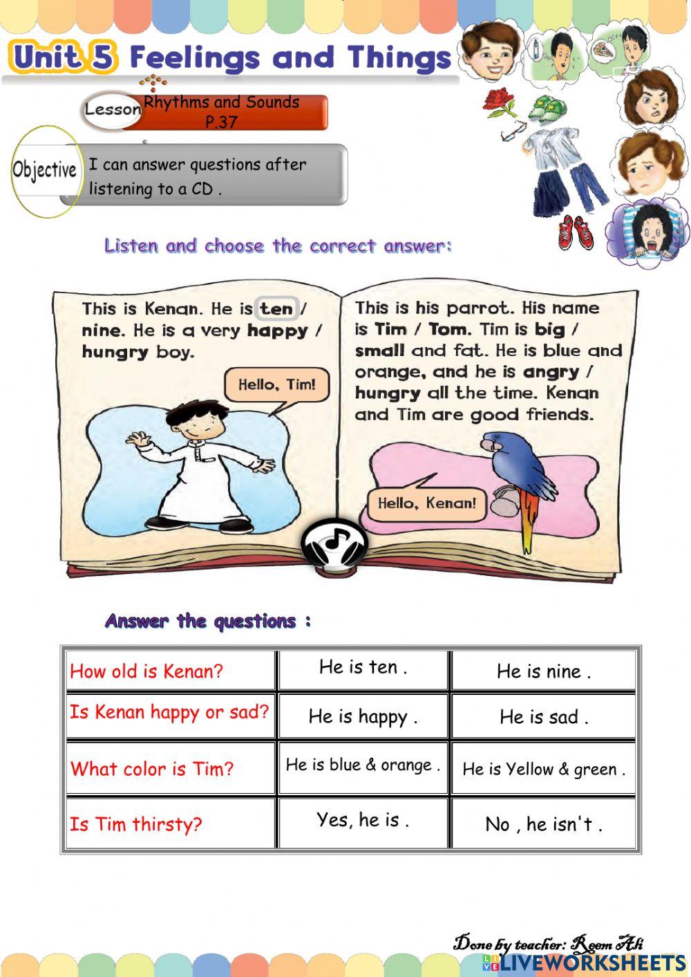 We Can2 U5 L3 I can answer questions after listening to a CD We Can2 U5 L3 I can answer questions after listening to a CD