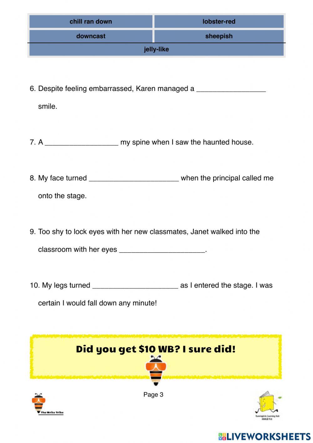 Facial Expressions p3-4 Part A