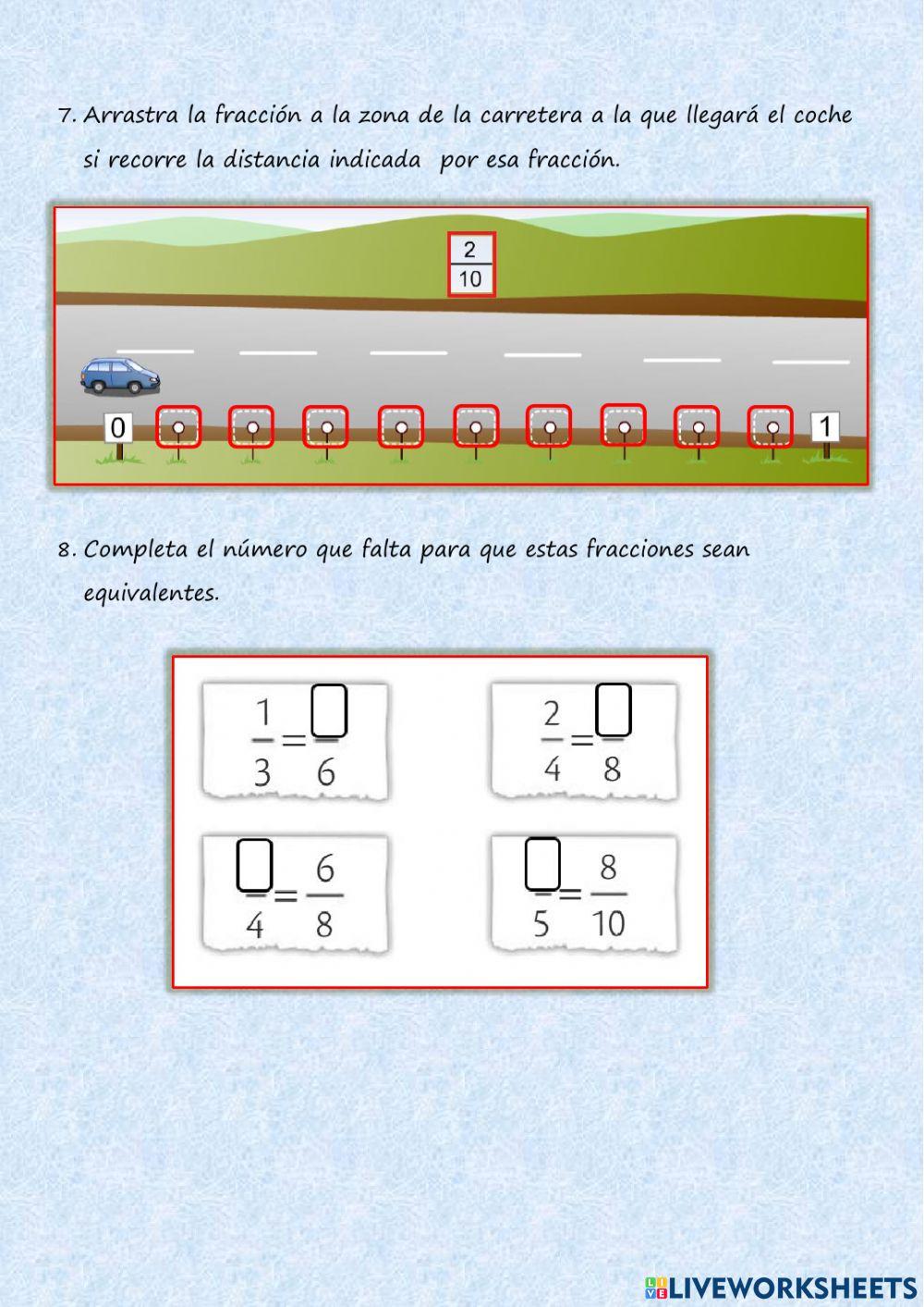 Tema 5.  Fracciones y orden.